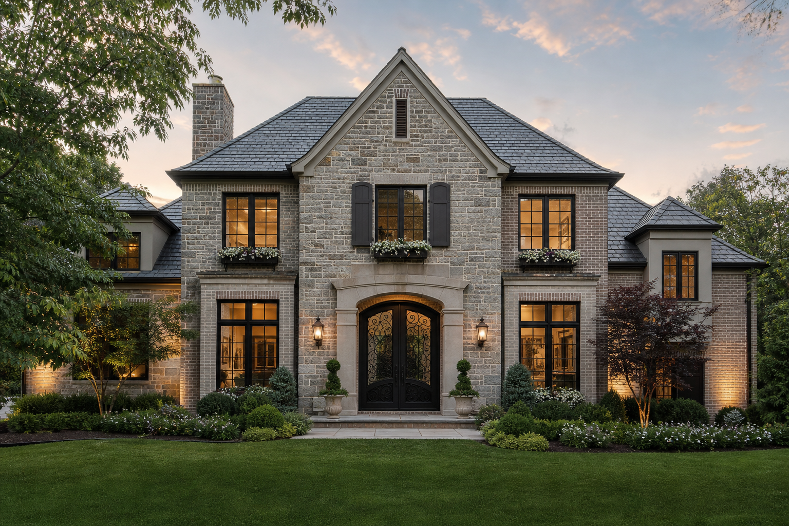 Depiction of Helen Court custom home in Norwood, New Jersey